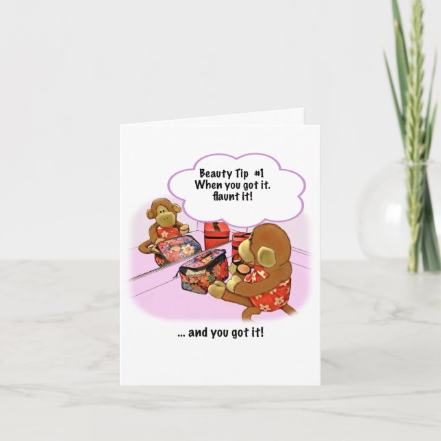 Agradecimento Cartão de empoderamento/encorajamento para mulhere (Frente)