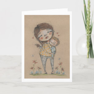 Agradecimento Cartão de Encorajamento para Nova Mãe