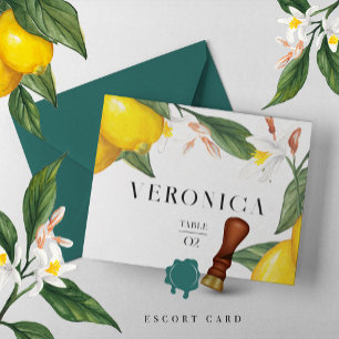 Agradecimento Cartão de Escolta de Casamento com Aquarela de Flo