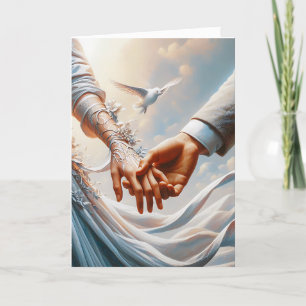 AGRADECIMENTO CARTÃO DE FELICITAÇÕES DE CASAMENTO ROMÂNTICO