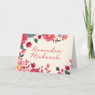 Agradecimento Cartão de felicitações Ramadan Mubarak 2026