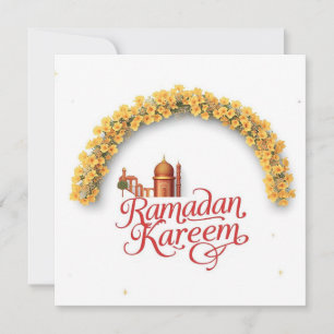 Agradecimento Cartão de feriado Ramadan Kareem
