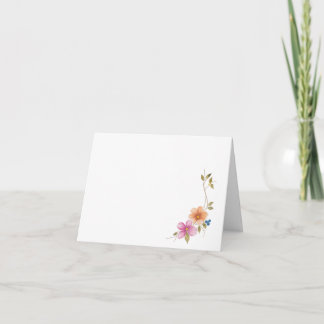 Agradecimento Cartão de Flores da Campina Matinal