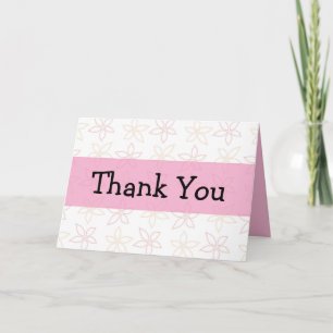 Agradecimento Cartão De Flores Personalizável