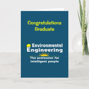 Agradecimento Cartão de Graduação do Genius de Engenharia Ambien