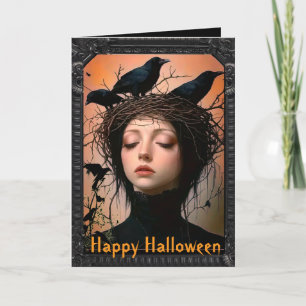 Agradecimento Cartão de Halloween dobrado