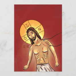 Agradecimento Cartão de Ícone de Papel de Cristo
