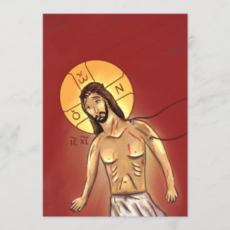 Agradecimento Cartão de Ícone de Papel de Cristo