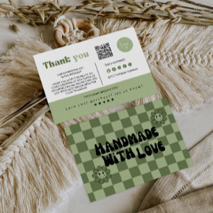 Agradecimento Cartão de Inserção do Pacote para Pequenas Empresa