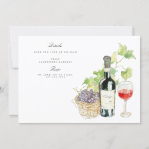 Agradecimento Cartão de Janto italiano de ensaio de cor aquosa d