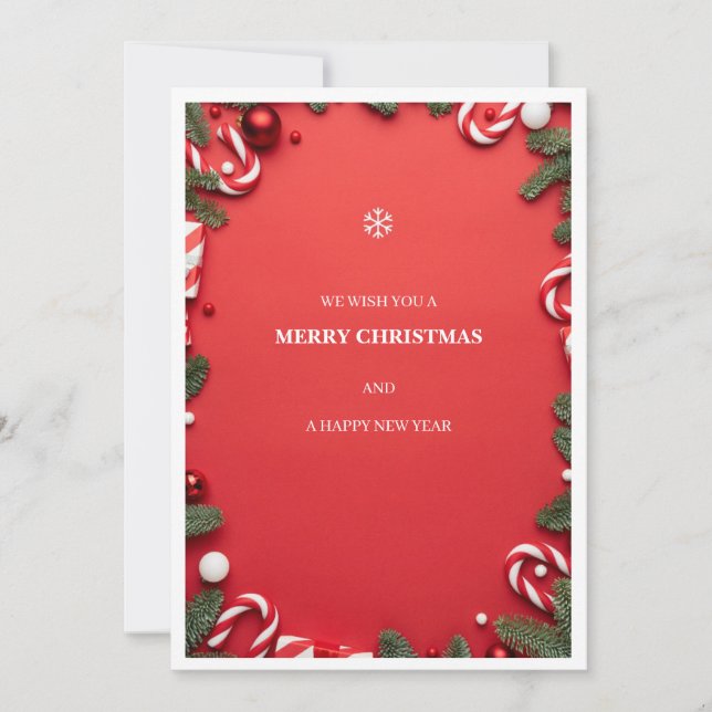 Agradecimento cartão de natal (Frente)