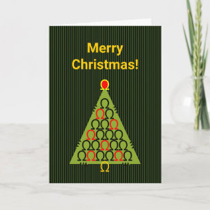 Agradecimento Cartão de Natal da Árvore de Natal