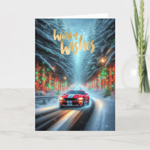 Agradecimento Cartão de Natal de Carro Musical