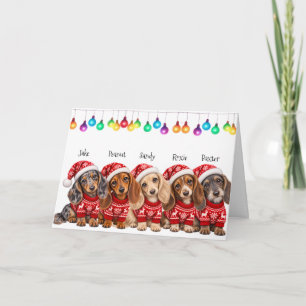 Agradecimento Cartão de Natal De Nossa Família para a Sua