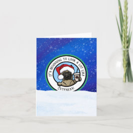 Agradecimento Cartão de Natal do Café Terrier Cairn