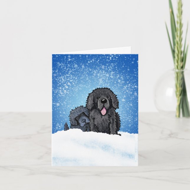 Agradecimento Cartão de Natal Duo da Terra Nova (Frente)
