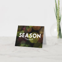 Cartão de Natal em Branco ‘Tis The Season