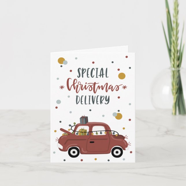 Agradecimento Cartão de Natal Especial (Frente)