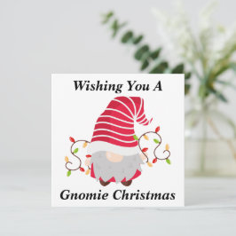 Agradecimento Cartão de Natal Gnome