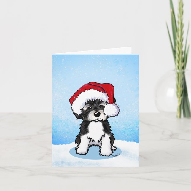 Agradecimento Cartão de Natal KiniArt Havanese (Frente)