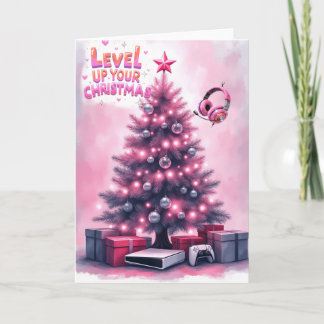 Agradecimento Cartão de Natal para Gamers