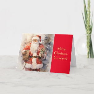 AGRADECIMENTO CARTÃO DE NATAL PARA GRANDSON ANTIGO