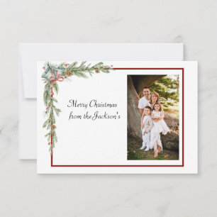 Agradecimento Cartão de Natal personalizado