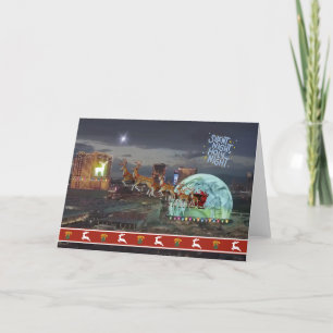 Agradecimento Cartão de Natal Silencioso de Las Vegas