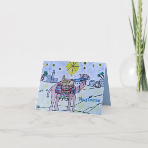 Agradecimento Cartão de Natal Starry Night