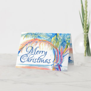 Agradecimento Cartão de Natal Tropical