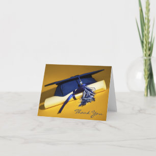 Agradecimento Cartão de Obrigado Fotográfico para Diploma de Gra