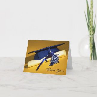 Agradecimento Cartão de Obrigado Fotográfico para Diploma de Gra