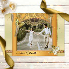 Agradecimento Cartão de Obrigados de Amor Foto de Boho Dreamcatc