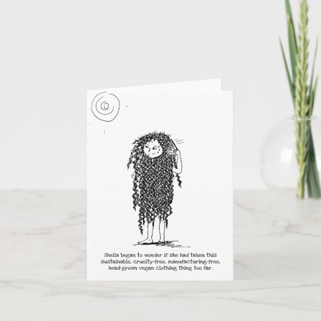 Agradecimento Cartão de opções de vestuário ineficiente (Frente)