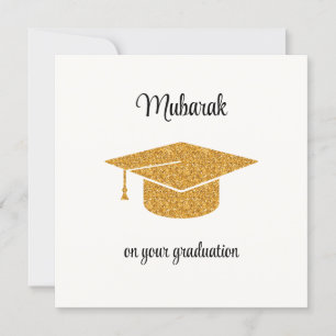 Agradecimento Cartão de Parabéns Cute Mubarak Personalizado