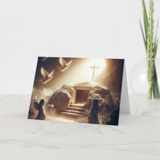 Agradecimento Cartão de Páscoa Cristão