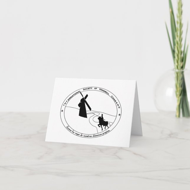 Agradecimento Cartão de Perseguição para Moinho (Frente)