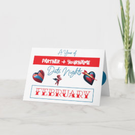 Agradecimento Cartão de presente personalizável para uma noite d