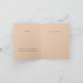 Agradecimento Cartão de RSVP Moody Fine Art & Garden