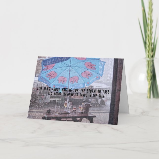 Agradecimento Cartão de Saudação ABANDONADO (Frente)