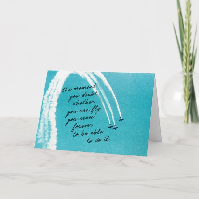 Agradecimento Cartão de Saudação AIR WAVES (Frente)