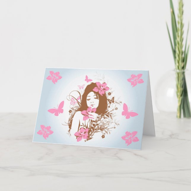 Agradecimento Cartão de saudação BLESSINGS (Frente)