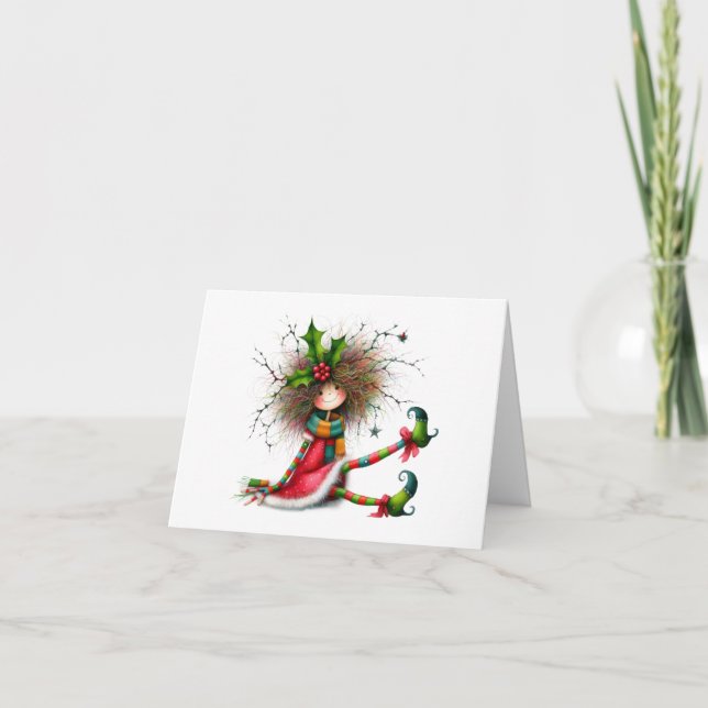 Agradecimento Cartão de Saudação Bonito e Quirky (Frente)