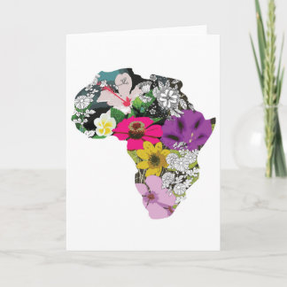 Agradecimento Cartão de saudação com Design africano