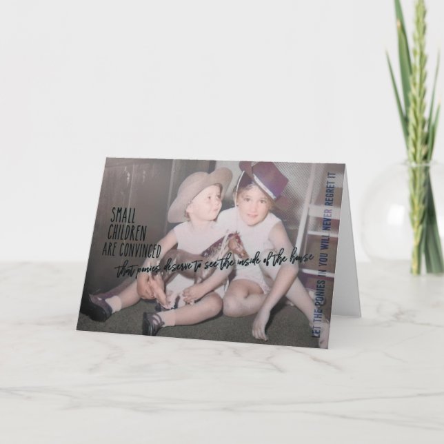 Agradecimento Cartão de Saudação COWGIRLS (Frente)