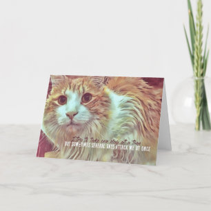 Agradecimento Cartão de Saudação CURIOSO