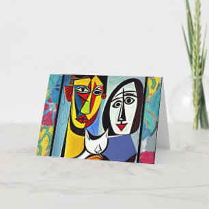 Agradecimento Cartão de saudação de abstrato Art
