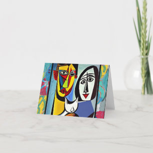 Agradecimento Cartão de saudação de abstrato Art