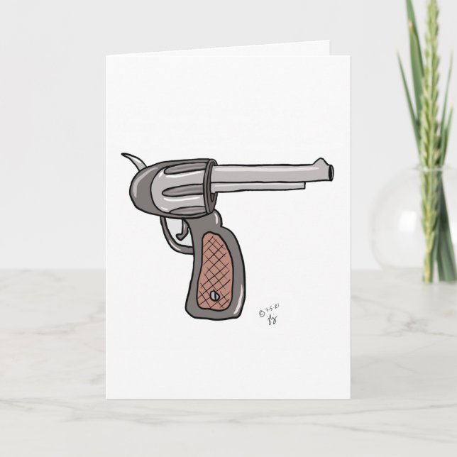 Agradecimento Cartão de saudação de Armas de Fogo ACME (Frente)