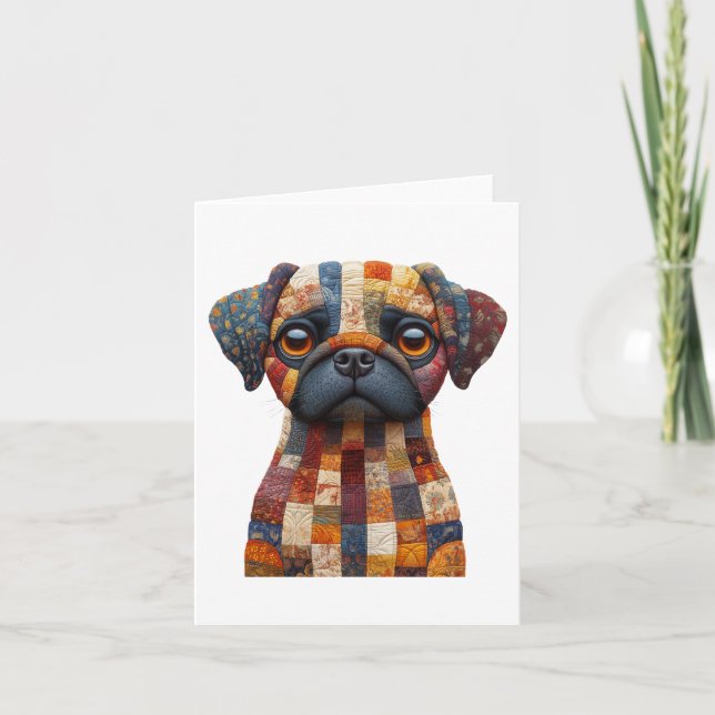 Agradecimento Cartão de Saudação de Cachorro (Frente)